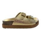 Chinelo Papete Feminino Moleca Metalizada Fivela Camurça 5500.105 Dourado Chinelo Papete Feminino Moleca Metalizada Fivela Camurça 5500.105 Dourado