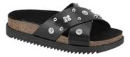Chinelo Papete Moleca de X com Aplicações -