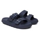 Chinelo Papete Nuvem Feminino Slide Tira Dupla Fivela Casual