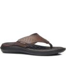 Chinelo Pegada em Couro - Masculino