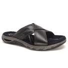 Chinelo Pegada Masculino Couro Amortech Tira Cruzada 131661 Chinelo Pegada Masculino Couro Amortech Tira Cruzada 131661