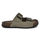 Chinelo Pegada Masculino Couro com Fivelas 134851 Cor:BegeTamanho:41Gênero:Homem