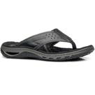 Chinelo Pegada Masculino Couro Conforto 131663 - Preto