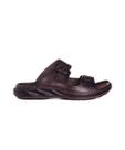 Chinelo Pegada Masculino Levitech Couro Cravo