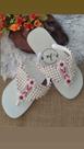 chinelo perolado sereia