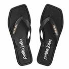 Chinelo Petite Jolie Bico Quadrado PJ6559 Preto