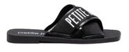 Chinelo Petite Jolie VIBE 2 Tiras Preto Pj7611 confortável - Novo
