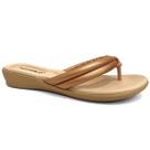 Chinelo Piccadilly Wide Fit 500324 Ouro Rosado