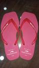 Chinelo pink com glitter na tira