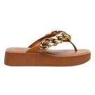 Chinelo Plataforma Hit Corrente Doce de Leite Petite Jolie PJ6515