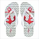 Chinelo Praia Feminino Âncora Vermelha Magicc Bolsas