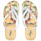 Chinelo Praia Feminino Chapéu de Palha Magicc Bolsas