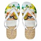 Chinelo Praia Feminino Chapéu e Coco, Magicc