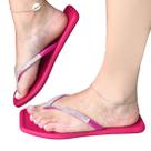 Chinelo Quadrado Conforto Brilho com Strass Cacci Luxo