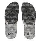 Chinelo Quiksilver Layback Rubber Hown Down Preto Chinelo Quiksilver Layback Rubber Hown Down Preto