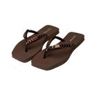 Chinelo Rafitthy Charm Chain Corrente 022397 Cor:MarromTamanho:34