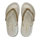 Chinelo Rafitthy - Feminino - Branco off - 3738