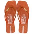 Chinelo Rafitthy Glitter It S Summer Time Feminino