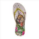 Chinelo Rafitthy Glitter Lulu Flowers Feminino - Rose