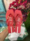 Chinelo Rafitthy Glitter Vermelho 33/34