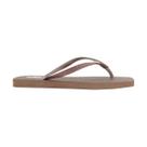 Chinelo Ramarim Feminino Bico Quadrado Café