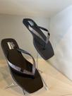 Chinelo Ramarim Solarize com glitter cor Preto Ref.: 241244