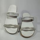 Chinelo rasteira dagami trança e strass 813