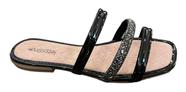 Chinelo Rasteira Feminina Mississipi Q7271 Tira Brilho