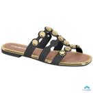 Chinelo Rasteira Moleca Feminina Delicada Aplicação Dourada Conforto Chinelo Rasteira Moleca Feminina Delicada Aplicação Dourada Conforto
