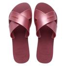 Chinelo Rasteirinha Havaianas Aqua Metallic Amaranto