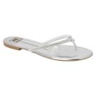 Chinelo Rasteirinha Metalizada Com Strass - 30680