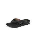 Chinelo REEF Fanning com Abridor de Garrafas Preto e Marrom 7