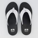 Chinelo Reef Mick Fanning Preto e Branco Chinelo Reef Mick Fanning Preto e Branco