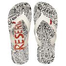 Chinelo Reserva Go Masculino Branco Sandália Estampa Rsv Riot Original