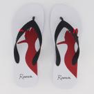 Chinelo Reserva RSVGO Branco e Preto