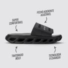 Chinelo Rider Power Slide EVA Conforto Estilo Ortopédico Anatômico Ajustável Autocolante