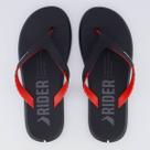 Chinelo Rider R1 Prime Preto e Vermelho