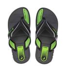 Chinelo Rider Sprint Grafite Preto Verde Conforto Kids