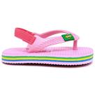 Chinelo Sandália Bebê Menino Menina Com Elástico Confortável Rosa Chinelo Sandália Bebê Menino Menina Com Elástico Confortável Rosa