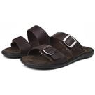 Chinelo Sandália Casual Masculino Couro Látego
