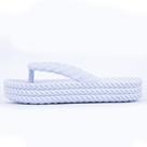 Chinelo Sandália Feminina Estilo Nuvem Tiras Trançado