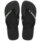 Chinelo Sandália Havaianas Brasil Logo Preto Unissex