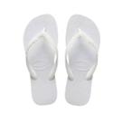 Chinelo sandália havaianas top branco unisex tam 35/36