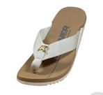 Chinelo Sandália Kenner NK6 Original Gold Marrom / Bege
