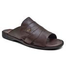 Chinelo Sandália Masculina Couro Legitimo Granado Macio Leve Café 408 Chinelo Sandália Masculina Couro Legitimo Granado Macio Leve Café 408