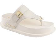 Chinelo Santinelli 1550-032-252 Flat em Couro