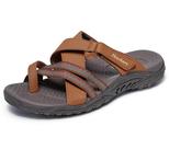 Chinelo Skechers Reggae-Sunday Stroll feminino marrom 7,5 Chinelo Skechers Reggae-Sunday Stroll feminino marrom 7,5