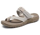 Chinelo Skechers Reggae-Trailway feminino natural tamanho 9