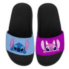 Chinelo Slide Adulto e Infantil Desenho Kids Confortável Estampado Leve Stitch Casal
