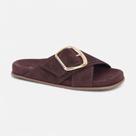 Chinelo Slide Bottero Em Couro Café